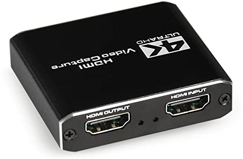 USB HDMI Video & Audio Grabber/Capture 4K Resolutions with Pass Through HDMI