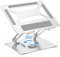 BoYata Laptop Stand for Desk, Adjustable Computer Stand with 360° Rotating Base, Ergonomic Foldable Laptop Riser Holder for Collaborative Work, Compatible with All MacBook Pro/Air, Notebook up to 17