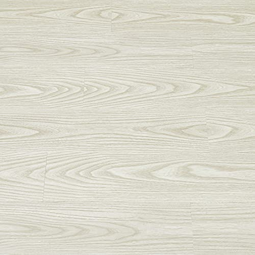 Grey White Self Adhesive Floor Tile Vinyl Flooring Planks Wood Effect Peel and Stick Floor Tile 15X90cm 18pcs for Kitchen Living Room Bathroom Planks (2.43m²)