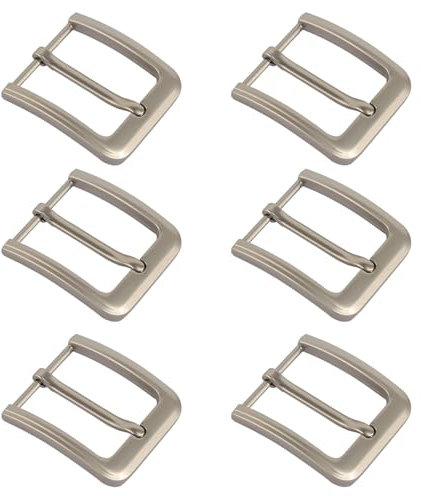 6 Stück Gürtelschnalle 40mm Gürtelschnallen Vintage Antik Buckle Wechselschließe Gürtelschließe, Wechselschließe Dornschliesse für Männer Frauen Gürtel