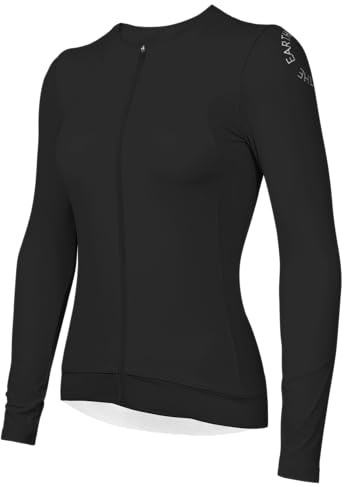 Wulibike Radtrikot Damen Langarm,Fahrradtrikot Atmungsaktiv Rennrad Trikot Hochelastisch Fahrrad Kleidung 4 Taschen
