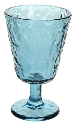 Tognana 6er Set Weingläser aus der Serie Elsa, 270ml, Azzurro blau