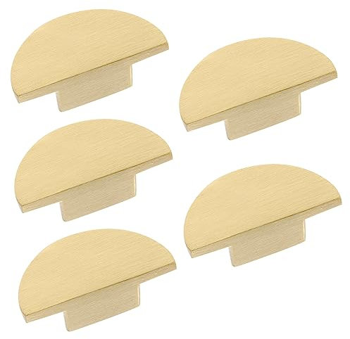 Homoyoyo 5stücke Teiliges Möbelgriffe Modern Kleine Schrankgriffe Aus Kupfer Griff Für Kommode Schrank Schublade Kleiderschrank