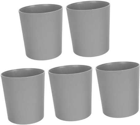 Parliky 5stücke Plastik Blumentopf Aus Abs-Material Für Blumen Und Pflanzen Gartenblumentopf Mit Großem Bonsai-blumentopf Für Sukkulenten Und Farne