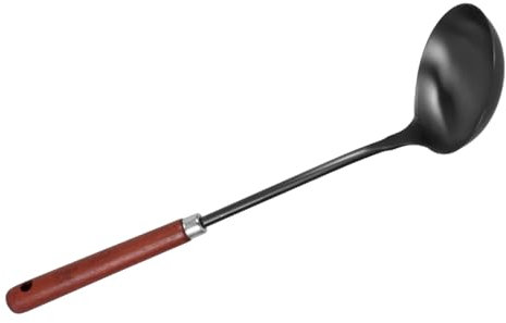 GRIRIW Mestolo Da Cucina Acciaio Inossidabile Con Manico Ergonomico Utensile Multiuso Per Zuppe e Salse Resistente e Facile Da Pulire Per Cucine e Ristoranti