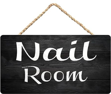 Lustige Holzschilder zum Basteln fürs Haus – rustikale Türschilder zum Aufhängen mit Nagelraum, hölzerne Geschäftsschilder für den Alltag, kreative Holzschilder, Poster, Hängeschild, Wanddekoration,