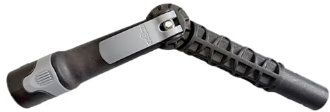 Unger Winkeladapter Ninja (frei einstellbar, flexibel, einfacher Schnellverschluss, kompakt, Winkeladapter, Fensterreinigung, Verlängerung Reinigung, Zubehör Fensterputz) NCPAN