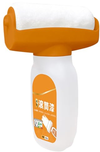 Painter Roller Scooter Small Latex Wall Roller, White Cover Brush, Versatile Paint Helper | Stable Water-Based Paint Roller with Robust Coating, Help Decorate