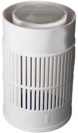 Composteur enterré pour recyclage des déchets, 26 x 16 x 16 cm, construction en PVC avec couvercle ventilé, couvercle à visser sécurisé, trous d'aération de 9 mm, idéal pour les déchets de cuisine et