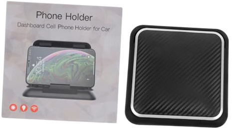 IWOWHERO Soporte para Teléfono para Automóvil Multifuncional Compatible Smartphones Resistente a Altas Temperaturas Diseño Antideslizante para Salpicadero Uso Seguro para Navegación en