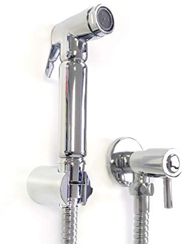Xcel Home Chrome Bidet Spray Douche Muslim Shattaf Set Hygiène Élégant