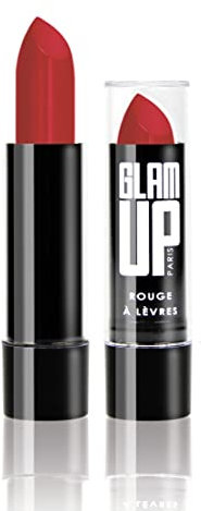 Glam'Up Paris - Rouge à Lèvres Onctueux et Hydratant - Texture Douce et Fondante - Couleur Lumineuse et Intense - N°11 - Rouge Passion