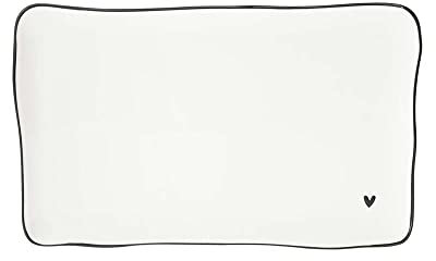 Bastion Collections Sushi Platte Heart schwarz