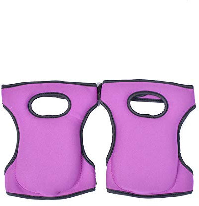 RONGJJ Premium Knieschützer Dicke Schwamm Flexy Knieprotektor, Kniebandage Für Volleyball Basketball Fußball Mountainbiken Kampfsport Wrestling Joggen Laufen Profi, Purple