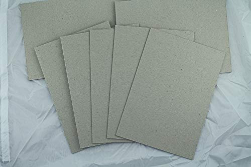 10 Stück Buchbinderpappe Graukarton Format DIN A3 (297 x 420 mm) 2,50mm starke Graupappe Sonderformate des Kartons ist auf Anfrage möglich