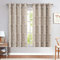 TOPICK Cortinas Opacas aisladas térmicamente Opacas con Ojales, diseño de Flores, Aspecto Vintage, Cortina térmica para salón, Dormitorio, 2 Unidades, 130 x 175 cm (Ancho x Alto)