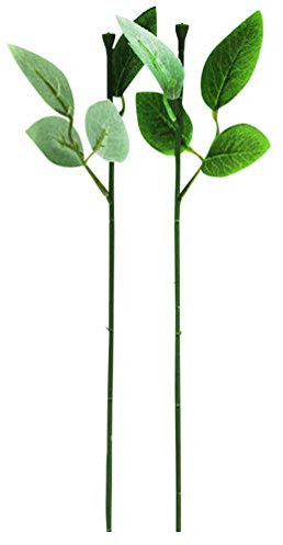 Milisten 30stücke Rosenstämmchen Aus Kunststoff Blumenstiele Mit Blättern Flexible Blumenzweige Für Dekoration Als Geschenk Für Geburtstage Und Feierlichkeiten