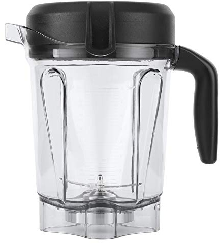 Tbest Bol 64 Oz, Hachoir,Robot Culinaire,Bol De Mélangeur De Nourriture Transparent avec Accessoires De Rempment De Couvercle De Lame Adaptés Au Récipient 64 Oz