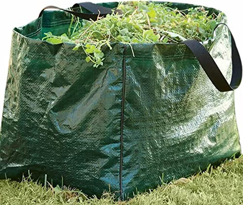 Buystarget 100L Large Jumbo Garden Waste Bag Heavy Duty Refuse Storage Sack Handles Grass