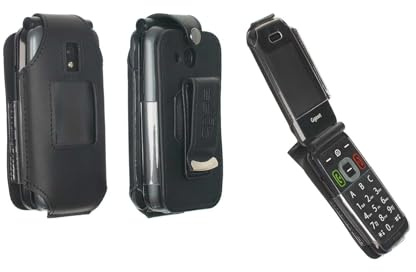 caseroxx Ledertasche für Gigaset GL795 / GL7 | Hochwertige Tasche mit Gürtelclip zum sicheren Tragen am Gürtel, aus Echtleder