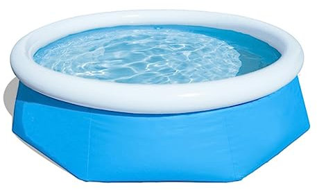 Wnota Piscina Gonfiabile Piscine Gonfiabili Swim Center Family Piscine Gonfiabili Piscina Interna Ed Esterna di Grande capacità Piscina per Bambini (Color : Blu, Size : 366 * 76cm)