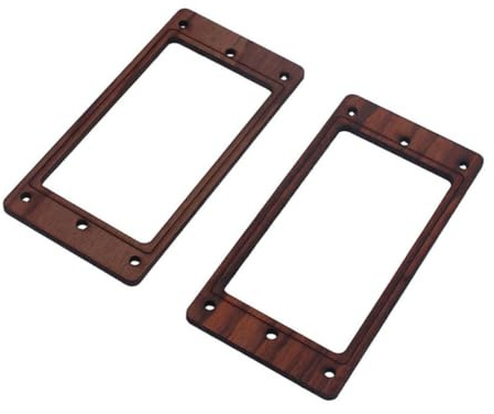 Toyvian 2stücke Doppelspulen-gitarren Pickup-rahmen Mit Schrauben Kompatibel Mit -pickups Design Für Musiker Und Bastler