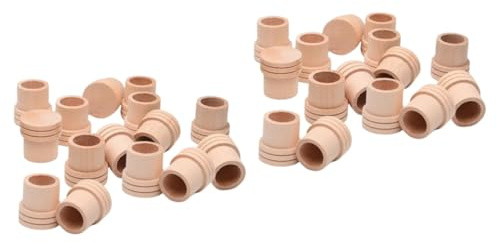 Didiseaon 40 Uds Extintor De Moxa Extintor De Rodillos De Moxa Accesorios De Moxa De Madera Dispositivo De Moxibustión De Madera Extintor De Madera De Moxa Extintor De Incendios Doméstico