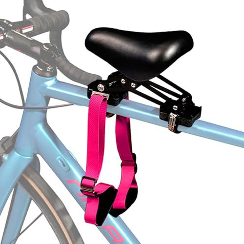 JTBDWOSK Mountainbike Kindersitz Vorne, Tragbarer Abnehmbarer Vorne Kinder Fahrradsitz, sicherer und bequemer Kinder-Fahrradsitz passend für alle Mountainbikes, für Kinder von 3–6 Jahren,Schwarz