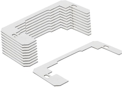 IWOWHERO 10 Stück Metall-abstandshalter Für Wandplatten Abstandshalter Für Steckdosen Für Wandplatten Steckdosenbox Geeignet Für Trockenbau Beton