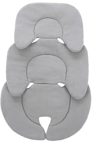 JunZheHub Almohadillas de Asiento Alfombrilla para Carrito Alfombrilla Gruesa para Cochecito de Bebé Alfombrilla Universal para Cochecito de Bebé Alfombrilla, Gris