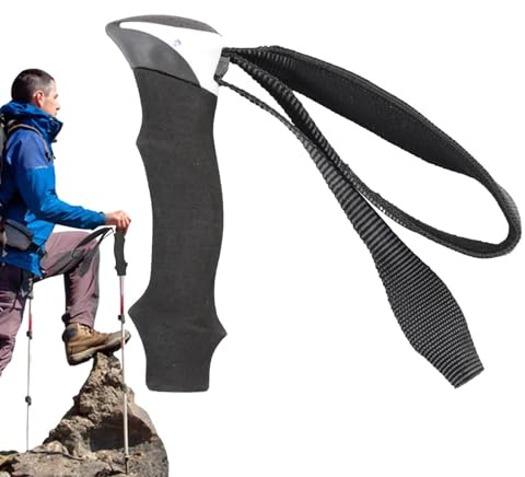 Lot de 2 poignées de rechange pour bâtons de randonnée - Poignée de rechange pour bâtons de trekking - Poignées de rechange pour bâtons de ski - Poignée ergonomique et confortable en mousse EVA