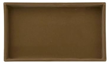 MLWSKERTY Portagioie multiuso piccolo vassoio anelli organizzatori lanugine display inserto titolare per scatola di gioielli cassetto cassettiera slot