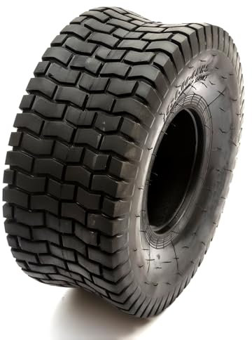 Tyre 15x6.00-6 Ride On Lawn Mower Grass Safe Chevron Turf Tread 6 Inch Rim 4 Ply Maximum Load 200kg Per Tyre