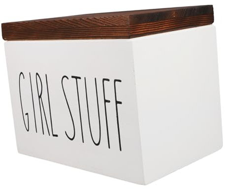 Alipis Holzbox Mit Deckel Für Damenbinden Aufbewahrungsbehälter Im Badezimmer Organizer Für Periodeneinlagen Stauraumlösung Aus Nachhaltigem Holz Schutz Vor Staub Und Feuchtigkeit