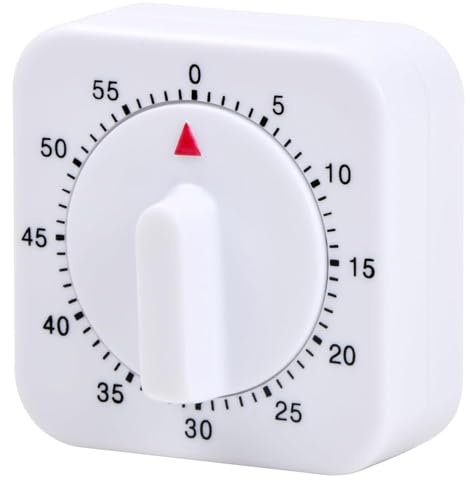 Küchenwecker mit Lautem Alarm - 60 Min. Digitale Eieruhr | Extra Lauter Timer für Küche, Kochen, Lernen & Sport