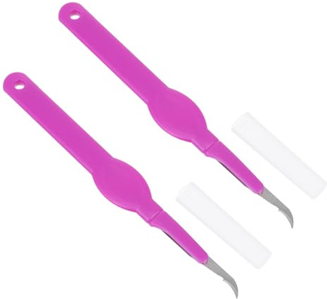 DECHOUS Lot de 2 Découseurs de Couture Multifonctionnels Maison Coupe-Fil en Acier Léger et Robuste Accessoire de Couture Précis pour Détacheur de Points Travaux Manuels et DIY