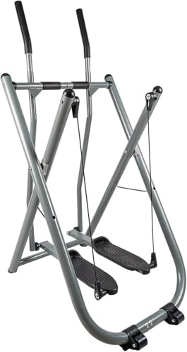 Elliptisk maskinglidare – total kroppsträning, låginverkansträning med luftpromenad crosstrainer för hemmagym, stöder 113 – 136 kg
