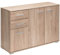 CASARIA® Cómoda Armario Alba Aparador 107x75x35cm Salón 3 Puertas 2 Cajones Almacenaje Comedor Cocina