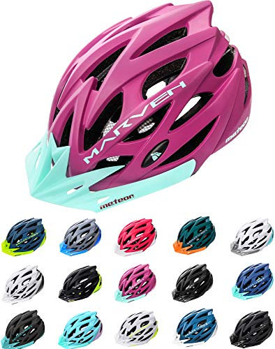 meteor® Marven Fahrradhelm Herren Damen Kinder-Helm MTB rollerhelm mädchen kinderfahrradhelm für Downhill rennradhelm Mountainbike Inliner skaterhelm BMX fahradhelm Scooter Jungen Bike Helmet