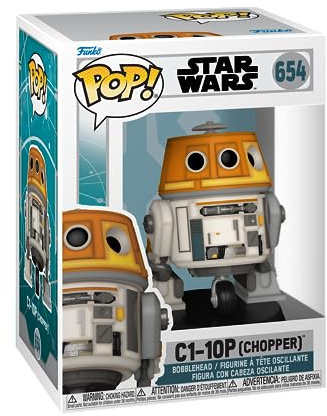 Funko Pop! Star Wars: Ahsoka TV 1- C1-10P - (Chopper) - Collectable Vinyl Figure - Gift Idea - Official Merchandise - Toys for Kids & Adults - TV Fans - Model Figure for Collectors and Display