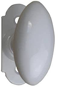 Poignée de fenêtre ovale blanche QUINCADECO