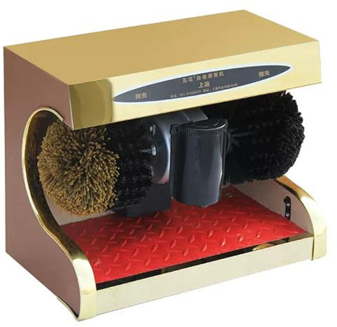 Miuxe Cireuse À Chaussures À Induction Automatique Cireuse À Chaussures Électrique, Brosse De Nettoyage Rotative pour Dépoussiérage, Kit De Nettoyage À Faible Bruit Et Facile