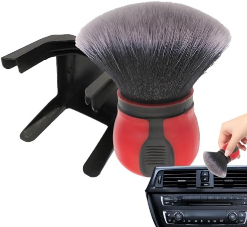 Keyubria Auto Detailingbürste, Auto Reinigungsbürsten,Auto Innenreinigung Weiche Bürste, Auto Staubwedel Bürste Mit Aufbewahrungsregal Für Armaturenbrett, Lüftungsdüsen Und Zwischenräume