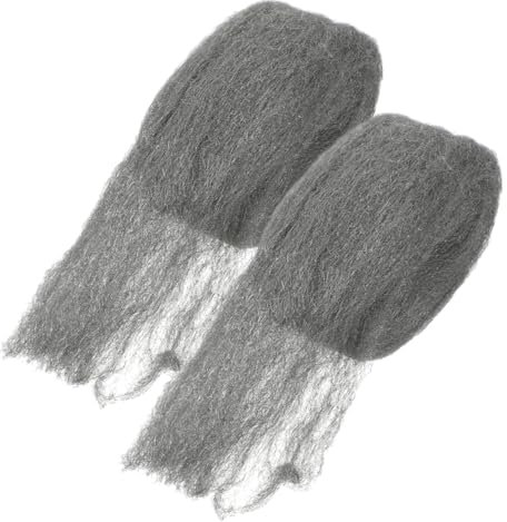 CIYODO 2pcs Steel Wool Wire Coarse for Wood Glass Metal Polishing Cleaning Tool