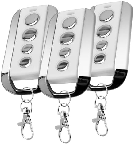 3 x 868MHz Remote Control for Hörmann Garage Door Opener HSE1-868-BS, HSE2-868-BS, HSE4-868-BS, HS1/HS4/HS5-868-BS, HSP4/HSD2/HSS4-868-BS
