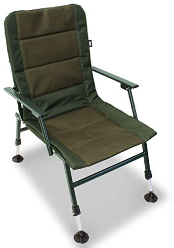 G8DS® XPR Stuhl inklusive Vier Schlammfüßen und Armlehnen Karpfenangeln Camping Outdoor