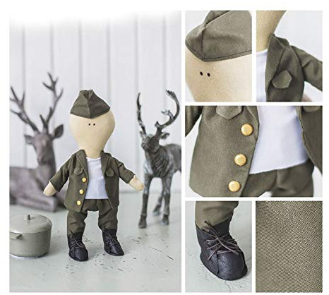 GMMH Nähset Bastelset zum Selbermachen Puppen (Piter 30cm)