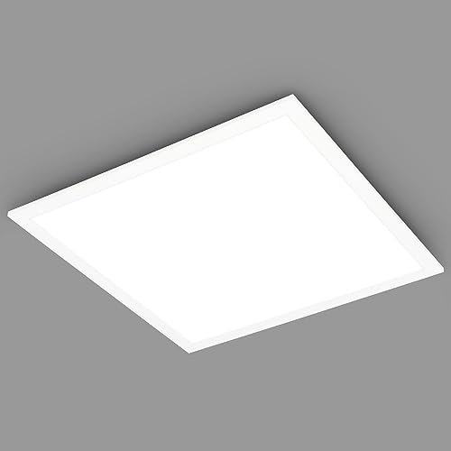 BRILONER - Lampada da soffitto per bagno, plafoniera LED, lampada LED, lampada da bagno IP44, pannello LED, lampada da bagno, luce bianca neutra 4.000K
