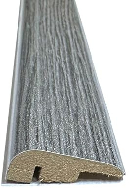 Texas Grey Oak Laminate & Wood Flooring Section Transition Bar MDF Threshold Strip End Edge Profile Door Trim Moulding Oak (1, 2400mm (7ft 9))
