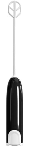 Minii-Potente batidor automático – Batidor de mano de 10.25 x 1.25 pulgadas, mezclador de bebidas Mini para café, batidor eléctrico de mano de acero inoxidable, batidor eléctrico de café